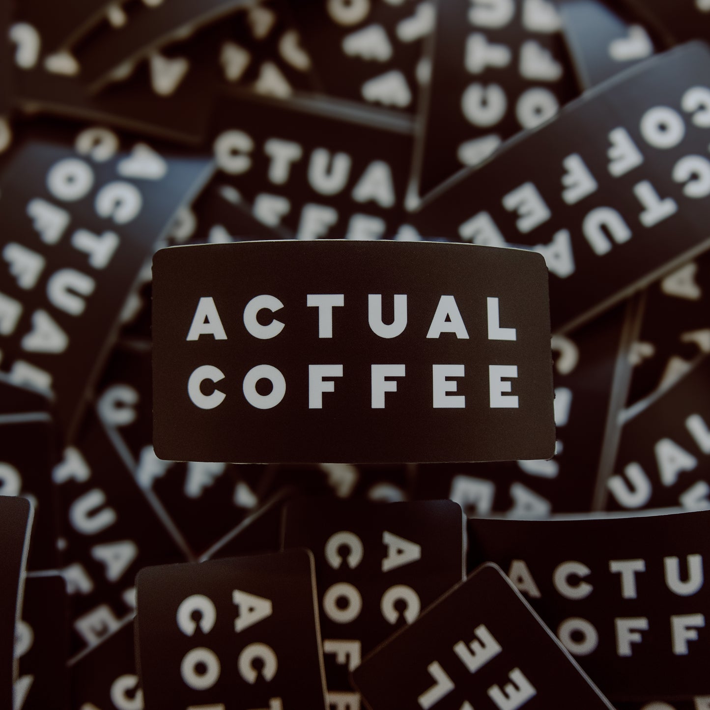 Actual Coffee Sticker