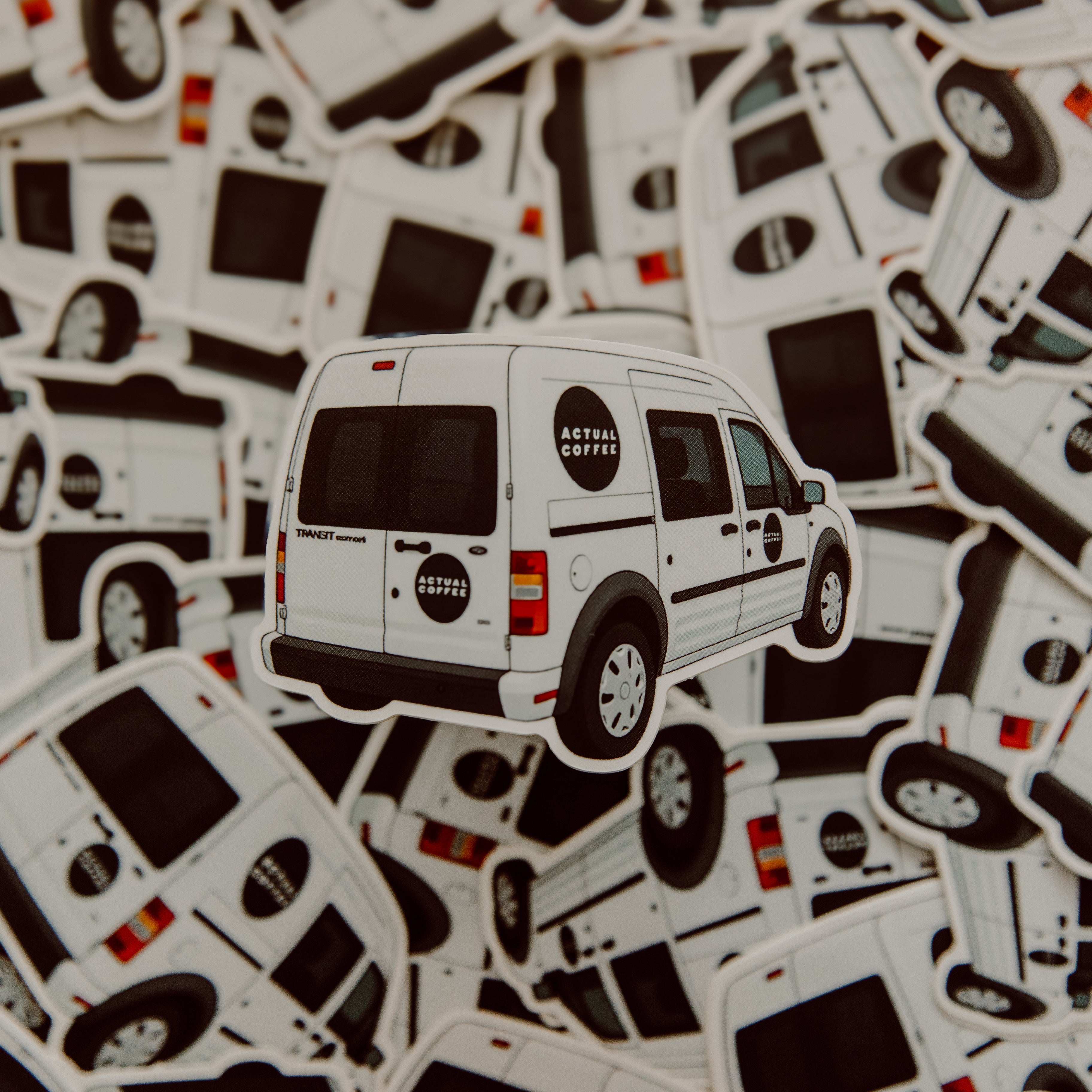 AC Van Sticker – Actual Coffee